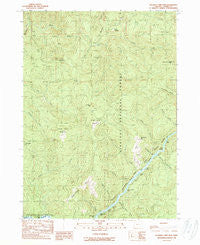 Soldier Camp Mtn Oregon Historical topographic map, 1:24000 scale, 7.5 X 7.5 Minute, Year 1989