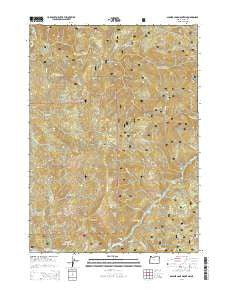 Soldier Camp Mountain Oregon Current topographic map, 1:24000 scale, 7.5 X 7.5 Minute, Year 2014