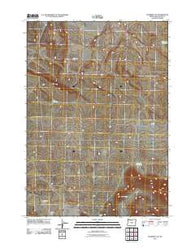 Soldiers Cap Oregon Historical topographic map, 1:24000 scale, 7.5 X 7.5 Minute, Year 2011