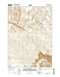 Soldiers Cap Oregon Current topographic map, 1:24000 scale, 7.5 X 7.5 Minute, Year 2014