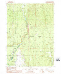 Soloman Butte Oregon Historical topographic map, 1:24000 scale, 7.5 X 7.5 Minute, Year 1988