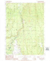 Soloman Butte Oregon Historical topographic map, 1:24000 scale, 7.5 X 7.5 Minute, Year 1988