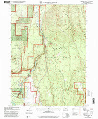 Soloman Butte Oregon Historical topographic map, 1:24000 scale, 7.5 X 7.5 Minute, Year 1998