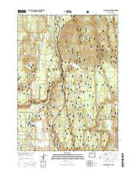 Soloman Butte Oregon Current topographic map, 1:24000 scale, 7.5 X 7.5 Minute, Year 2014