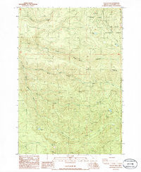 Soosap Peak Oregon Historical topographic map, 1:24000 scale, 7.5 X 7.5 Minute, Year 1986