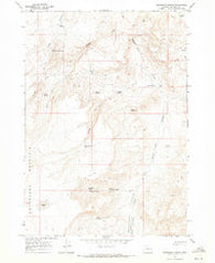 Sourdough Spring Oregon Historical topographic map, 1:24000 scale, 7.5 X 7.5 Minute, Year 1967
