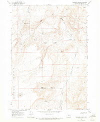 Sourdough Spring Oregon Historical topographic map, 1:24000 scale, 7.5 X 7.5 Minute, Year 1967