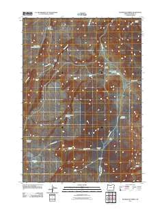 Sourdough Spring Oregon Historical topographic map, 1:24000 scale, 7.5 X 7.5 Minute, Year 2011