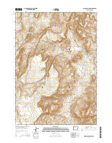 Sourdough Spring Oregon Current topographic map, 1:24000 scale, 7.5 X 7.5 Minute, Year 2014