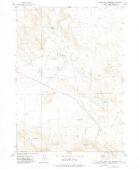 South Fork Reservoir Oregon Historical topographic map, 1:24000 scale, 7.5 X 7.5 Minute, Year 1977