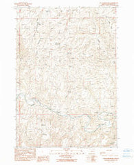 South Mountain Oregon Historical topographic map, 1:24000 scale, 7.5 X 7.5 Minute, Year 1990