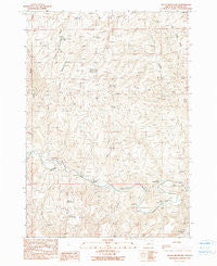 South Mountain Oregon Historical topographic map, 1:24000 scale, 7.5 X 7.5 Minute, Year 1990