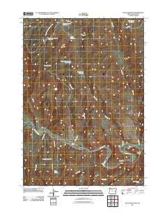 South Mountain Oregon Historical topographic map, 1:24000 scale, 7.5 X 7.5 Minute, Year 2011