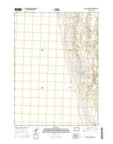 South of Ana River Oregon Current topographic map, 1:24000 scale, 7.5 X 7.5 Minute, Year 2014