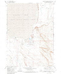 Southeast Harney Lake Oregon Historical topographic map, 1:24000 scale, 7.5 X 7.5 Minute, Year 1980