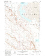 Southwest Harney Lake Oregon Historical topographic map, 1:24000 scale, 7.5 X 7.5 Minute, Year 1980