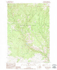 Sparta Butte Oregon Historical topographic map, 1:24000 scale, 7.5 X 7.5 Minute, Year 1988