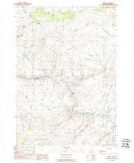 Sparta Oregon Historical topographic map, 1:24000 scale, 7.5 X 7.5 Minute, Year 1988