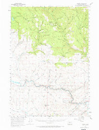 Sparta Oregon Historical topographic map, 1:62500 scale, 15 X 15 Minute, Year 1957