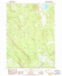 Spencer Creek Oregon Historical topographic map, 1:24000 scale, 7.5 X 7.5 Minute, Year 1986