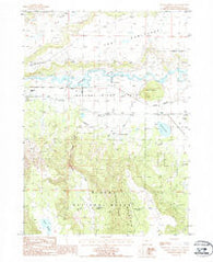 Sprague River East Oregon Historical topographic map, 1:24000 scale, 7.5 X 7.5 Minute, Year 1988