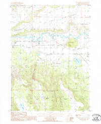 Sprague River East Oregon Historical topographic map, 1:24000 scale, 7.5 X 7.5 Minute, Year 1988