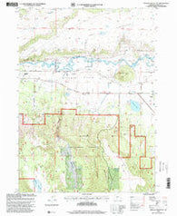 Sprague River East Oregon Historical topographic map, 1:24000 scale, 7.5 X 7.5 Minute, Year 1998