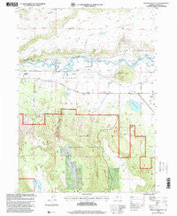 Sprague River East Oregon Historical topographic map, 1:24000 scale, 7.5 X 7.5 Minute, Year 1998