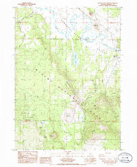 Sprague River West Oregon Historical topographic map, 1:24000 scale, 7.5 X 7.5 Minute, Year 1985