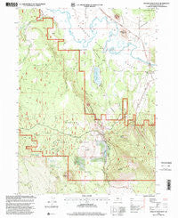 Sprague River West Oregon Historical topographic map, 1:24000 scale, 7.5 X 7.5 Minute, Year 1998