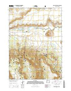 Sprague River East Oregon Current topographic map, 1:24000 scale, 7.5 X 7.5 Minute, Year 2014