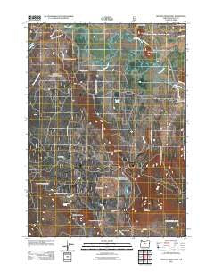 Sprague River West Oregon Historical topographic map, 1:24000 scale, 7.5 X 7.5 Minute, Year 2011