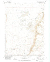 Square Mountain Oregon Historical topographic map, 1:24000 scale, 7.5 X 7.5 Minute, Year 1971