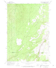 Squaw Back Ridge Oregon Historical topographic map, 1:24000 scale, 7.5 X 7.5 Minute, Year 1962