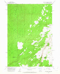 Squaw Back Ridge Oregon Historical topographic map, 1:24000 scale, 7.5 X 7.5 Minute, Year 1962
