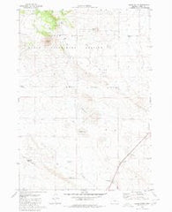 Squaw Butte Oregon Historical topographic map, 1:24000 scale, 7.5 X 7.5 Minute, Year 1980