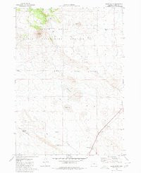 Squaw Butte Oregon Historical topographic map, 1:24000 scale, 7.5 X 7.5 Minute, Year 1980