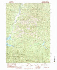 Squaw Lakes Oregon Historical topographic map, 1:24000 scale, 7.5 X 7.5 Minute, Year 1983
