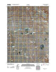 Squaw Flat Oregon Historical topographic map, 1:24000 scale, 7.5 X 7.5 Minute, Year 2011