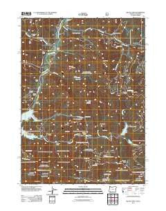 Squaw Lakes Oregon Historical topographic map, 1:24000 scale, 7.5 X 7.5 Minute, Year 2011