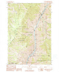 Squirrel Prairie Oregon Historical topographic map, 1:24000 scale, 7.5 X 7.5 Minute, Year 1990