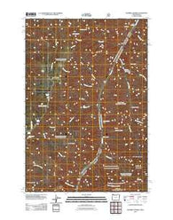 Squirrel Prairie Oregon Historical topographic map, 1:24000 scale, 7.5 X 7.5 Minute, Year 2011