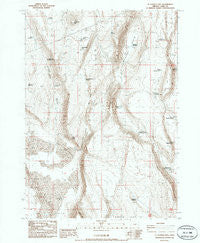 St. Patrick Mtn. Oregon Historical topographic map, 1:24000 scale, 7.5 X 7.5 Minute, Year 1986