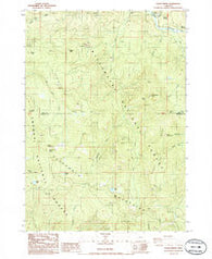 Staley Ridge Oregon Historical topographic map, 1:24000 scale, 7.5 X 7.5 Minute, Year 1986