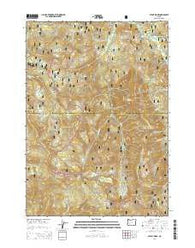 Staley Ridge Oregon Current topographic map, 1:24000 scale, 7.5 X 7.5 Minute, Year 2014