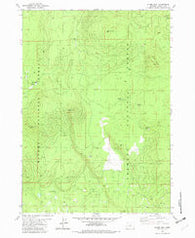 Stams Mtn. Oregon Historical topographic map, 1:24000 scale, 7.5 X 7.5 Minute, Year 1981