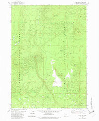 Stams Mtn. Oregon Historical topographic map, 1:24000 scale, 7.5 X 7.5 Minute, Year 1981