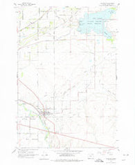 Stanfield Oregon Historical topographic map, 1:24000 scale, 7.5 X 7.5 Minute, Year 1962