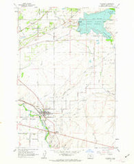 Stanfield Oregon Historical topographic map, 1:24000 scale, 7.5 X 7.5 Minute, Year 1962