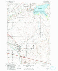 Stanfield Oregon Historical topographic map, 1:24000 scale, 7.5 X 7.5 Minute, Year 1993